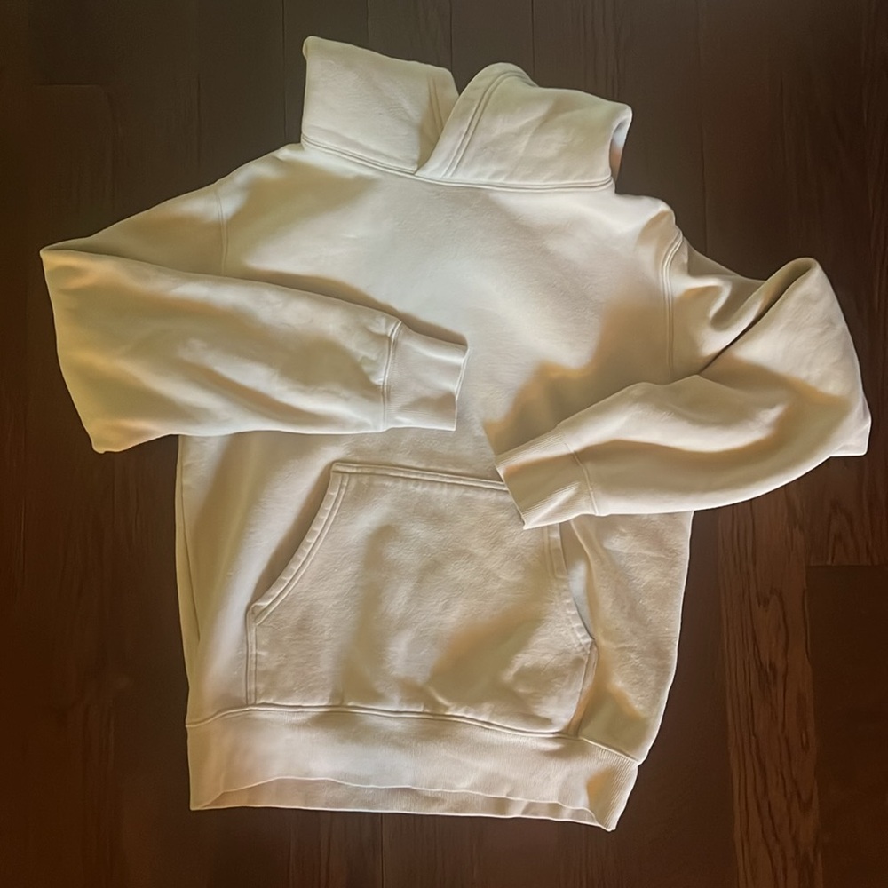 Aritzia Tna Cozy AF Perfect Hoodie Sweatshirt-Pearl xxs
